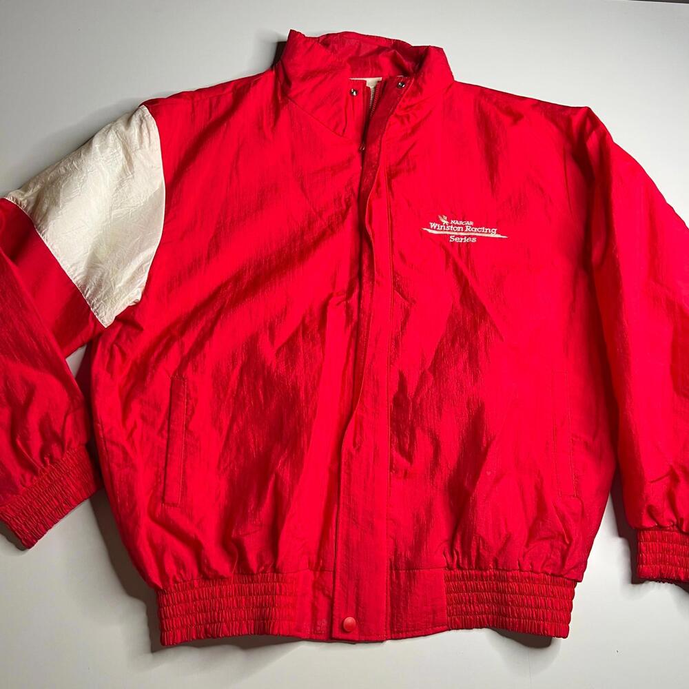 Vintage NASCAR‎ Winston Racing Series Red Jacket 2XLarge Motorsport